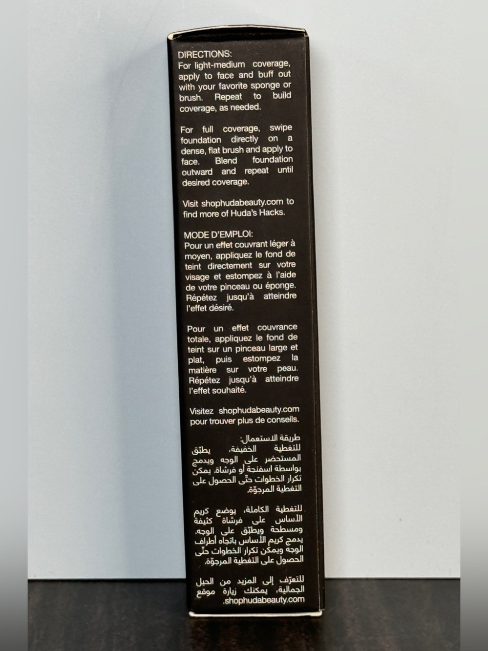 HUDA BEAUTY #FauxFilter Skin Finish Foundation Stick (Dulce De Leche) - Picture 2 of 4